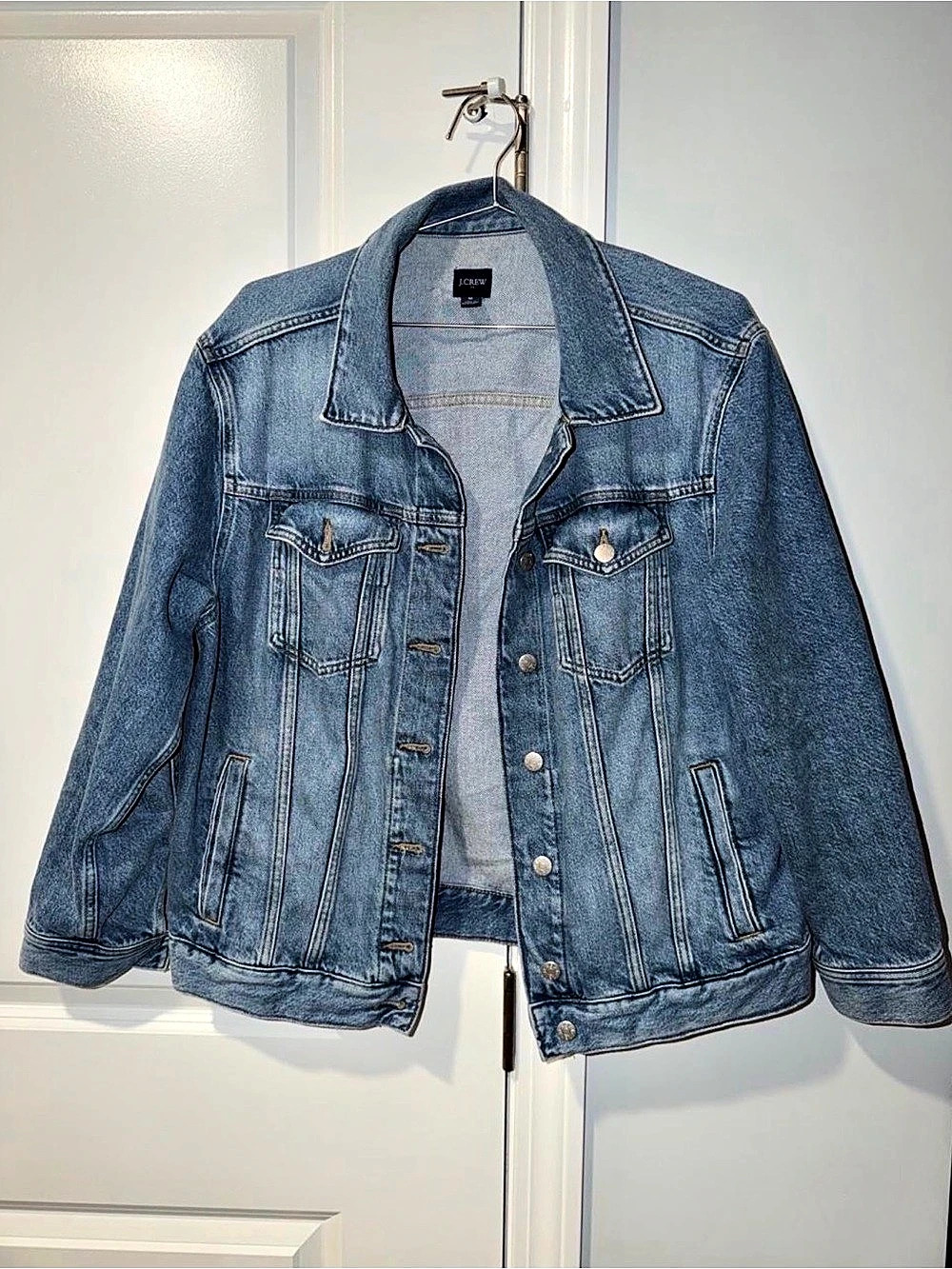 J Crew Women's Denim Jean Jacket Size Medium